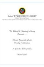 Atlanta University Center Faculty Publications: A Selected Bibliography, March 2010