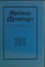 Spelman Messenger November 1943 vol. 60 no. 1